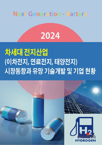 2024 차세대 전지산업(이차전지, 연료전지, 태양전지) 시장동향과 유망 기술개발 및 기업 현황