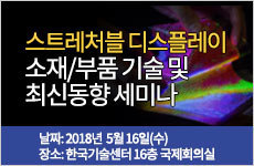 스트레처블 디스플레이 소재/부품 기술 및 최신동향 세미나