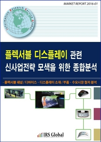 플렉서블 디스플레이 관련 신사업전략 모색을 위한 종합분석