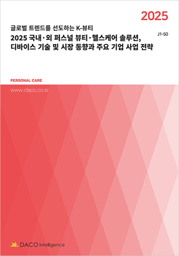 2025 국내·외 퍼스널 뷰티·헬스케어 솔루션, 디바이스 기술 및 시장 동향과 주요 기업 사업 전략