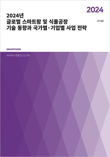 2024년 글로벌 스마트팜 및 식물공장 기술 동향과 국가별·기업별 사업 전략