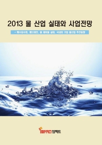 2013 물 산업 실태와 사업전망