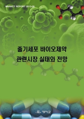 줄기세포 바이오제약 관련시장 실태와 전망