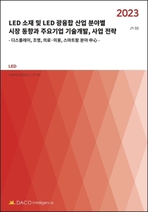 LED 소재 및 LED 광융합 산업 분야별 시장 동향과 주요기업 기술개발, 사업 전략